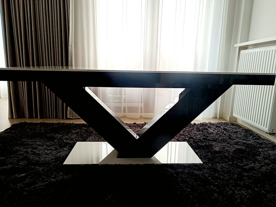 Stół do jadalni rozkładany połysk