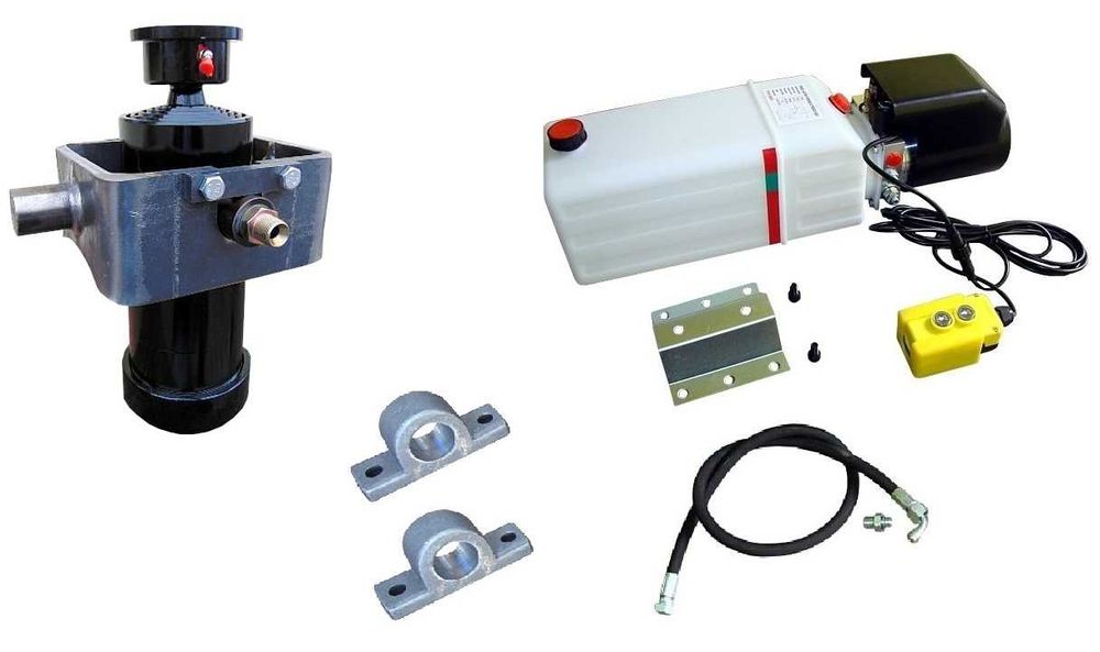 Zestaw hydrauli. do kipra 3 strony na zabudowę 3,6-4 metry do 7 tony