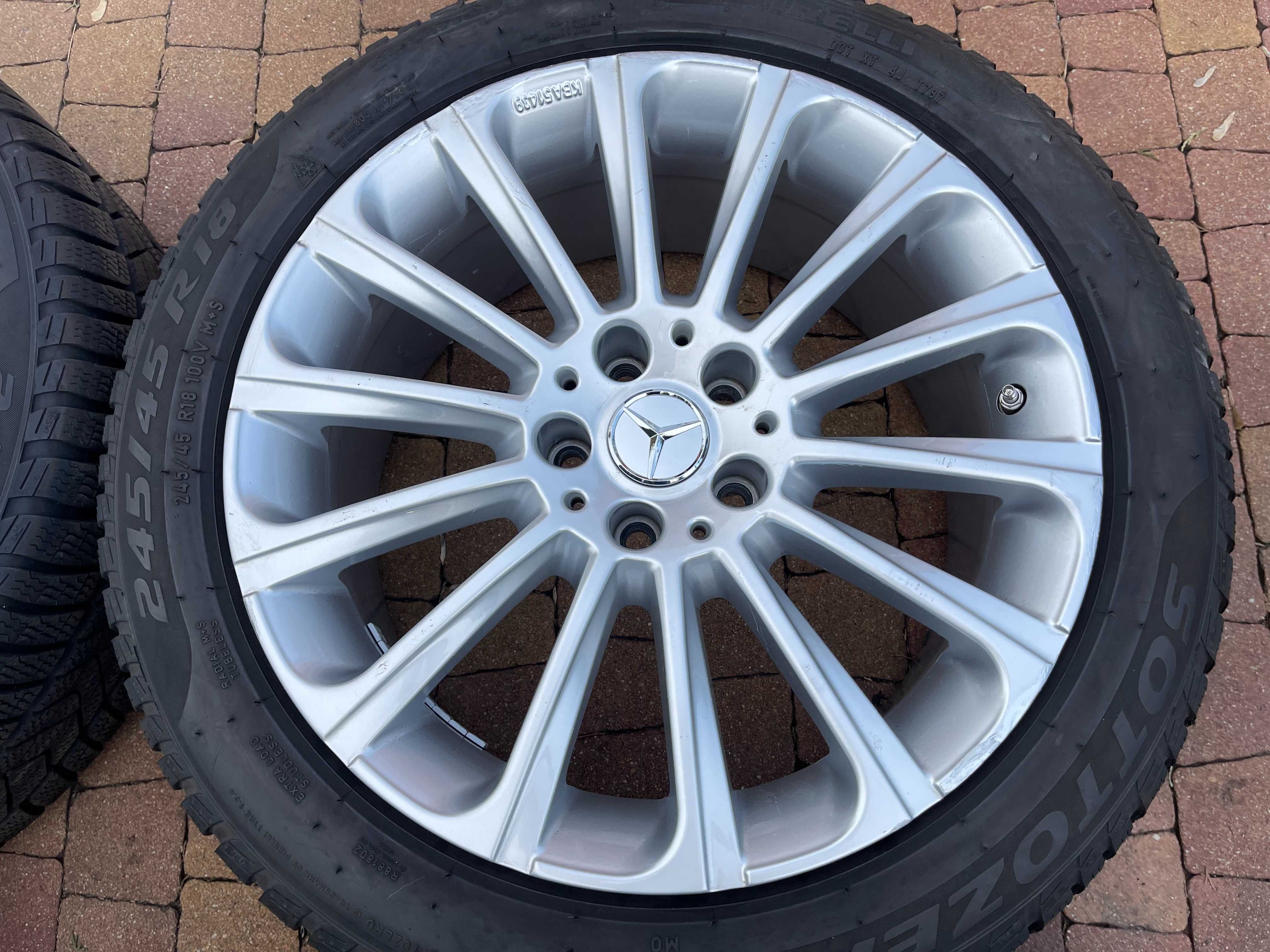 3704. Alufelgi 18" Mercedes C klasa CL W238 dwie szerokości 8/9J 5x112