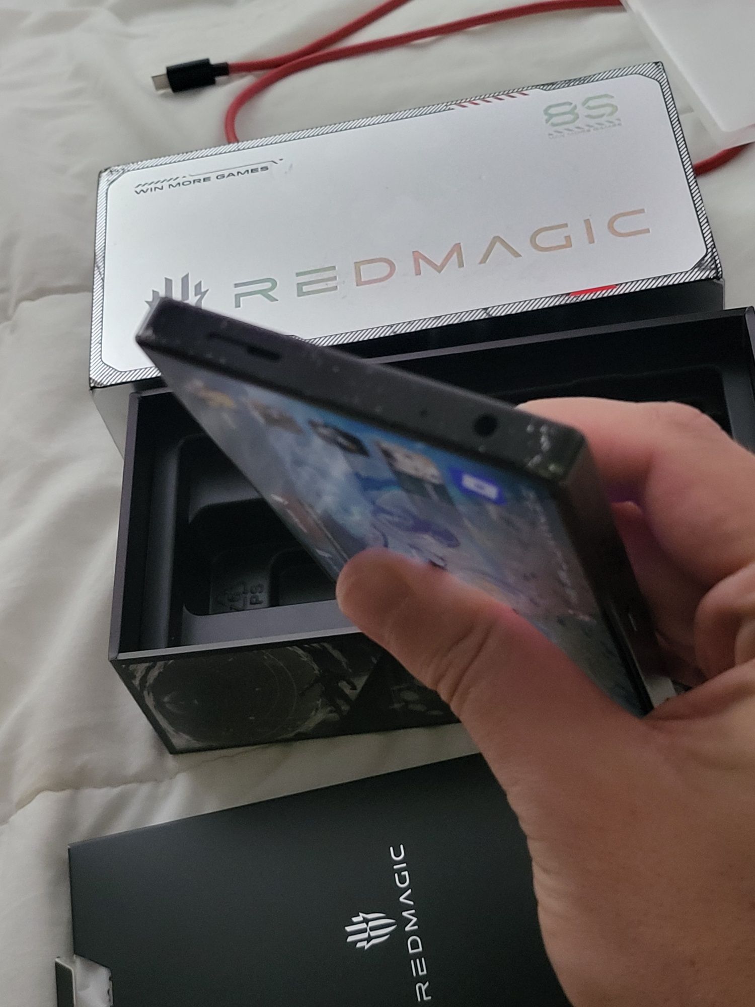 Redmagic 8S Pro 12GB + 256GB - Smartphone Gaming com ventoinha