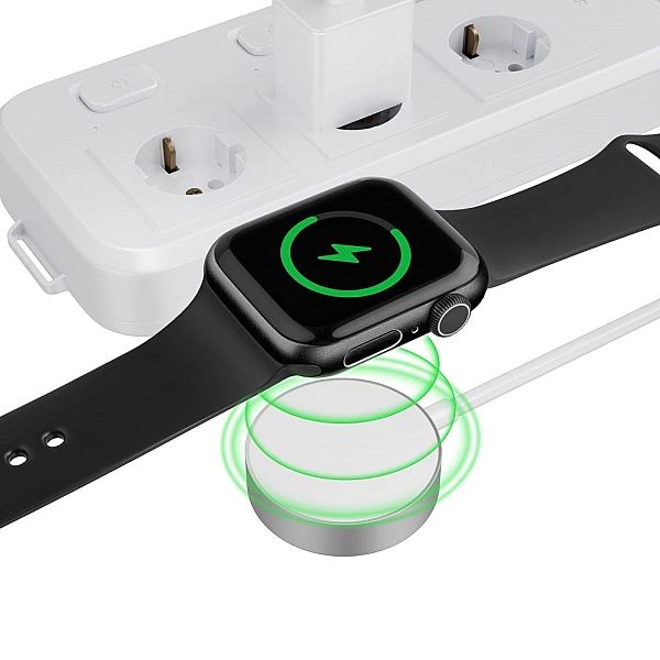 Tech-Protect Ultraboost Magnetic Charging Cable 120Cm Apple Watch Whit