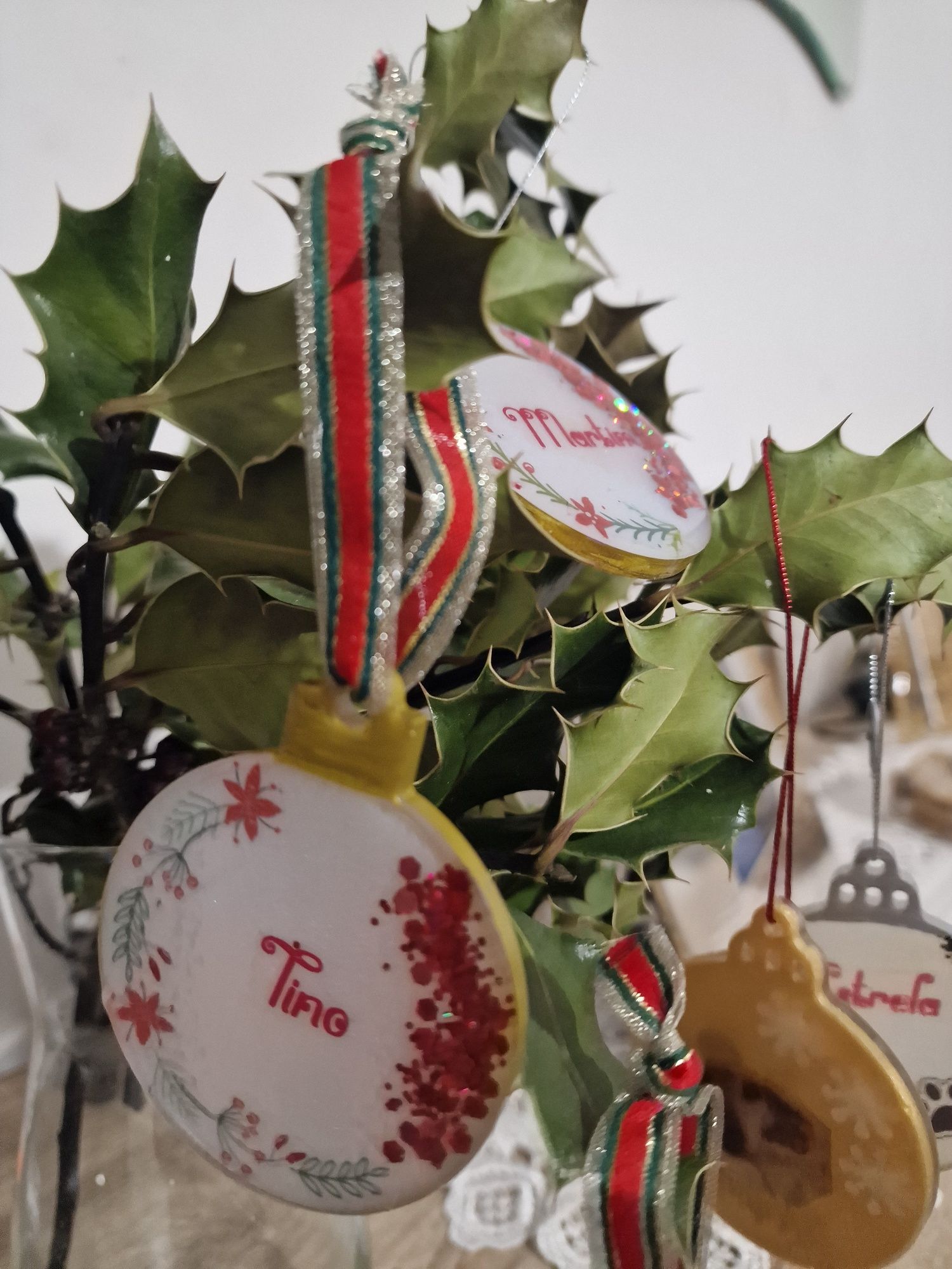 Bolas de Natal personalizadas