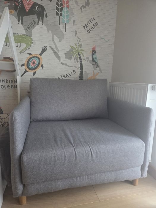 Szara amerykanka rozkładana w bardzo dobrym stanie