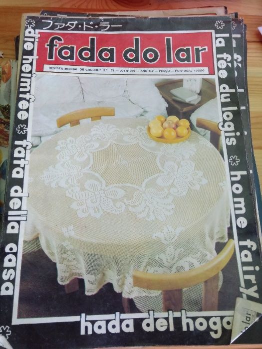 Revistas Mãos de Fada, Fada do Lar - Moda, Roupa, Crochê, Ponto cruz