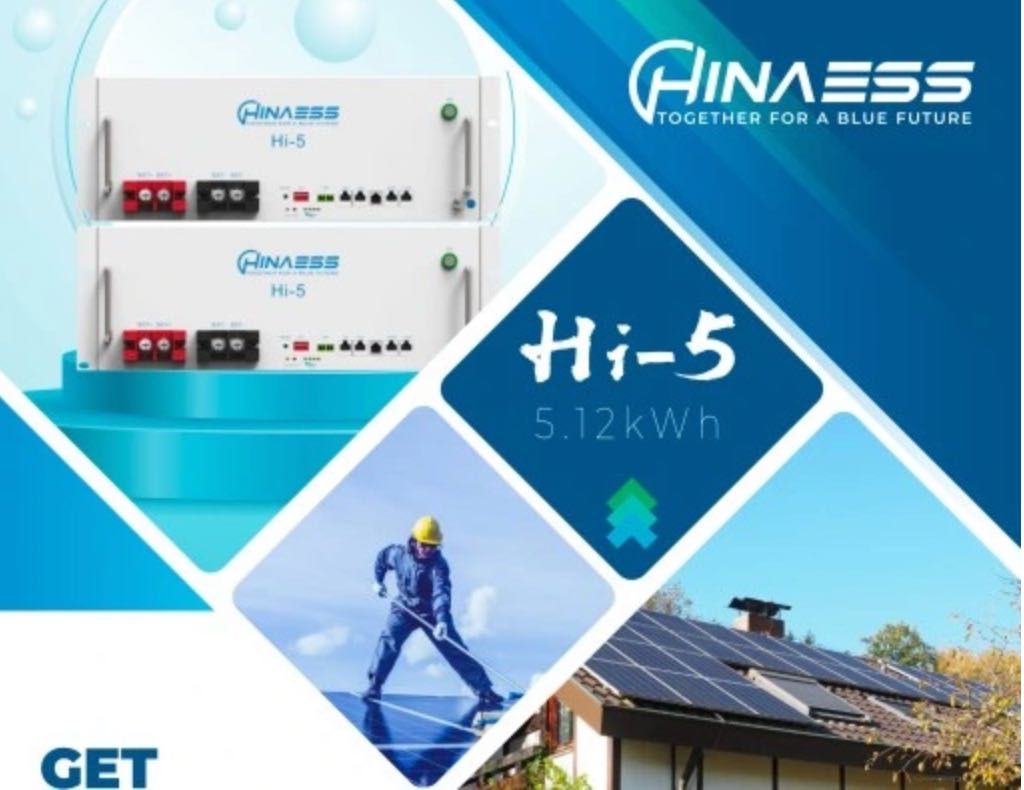 Zestaw PV 6 kWp (14x 410W+DEYE 6K LP1 + 2x HinaESS Hi5/ 10,24 kWh }