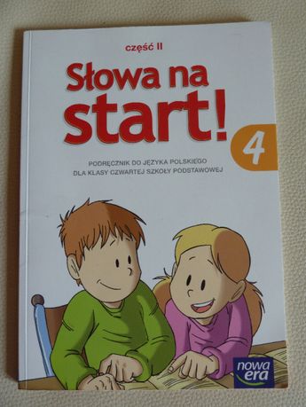 Książka, podręcznik do języka polskiego "Słowa na start" cz. 2 kl 4