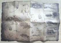 Assassins Creed IV Black Flag -  Kolekcjonerska Mapa z 2013r.