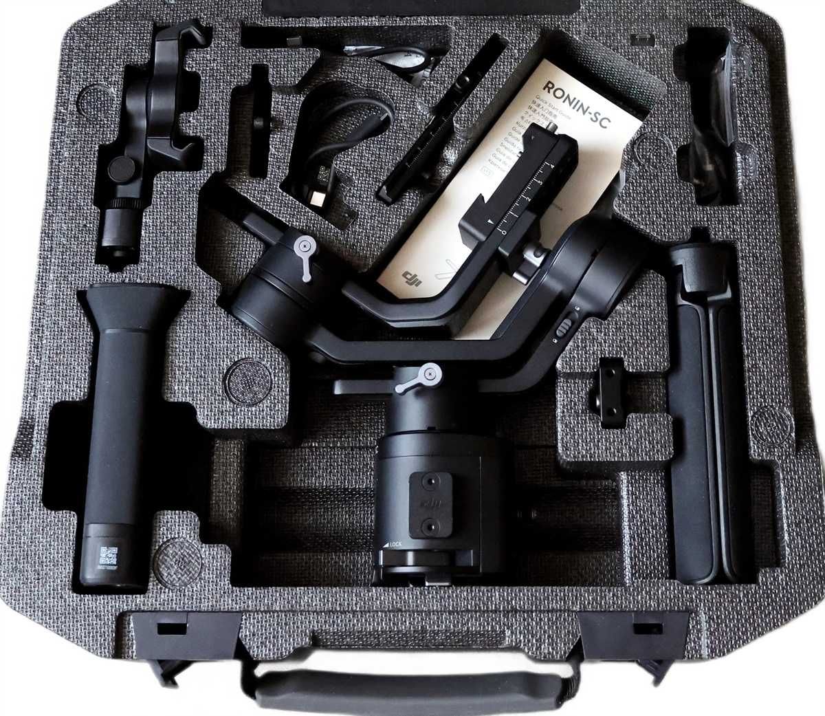 Gimbal DJ.RONIN.SC. Komplet jak ze sklepu.Użyty 2 razy. Na gwarancji.