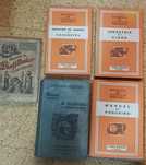 Manual antigos, vidro,Fogueiro,eletricista,licorista