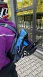 Kask enduro Airon S niebiesko-fioletowy Motocrossowy