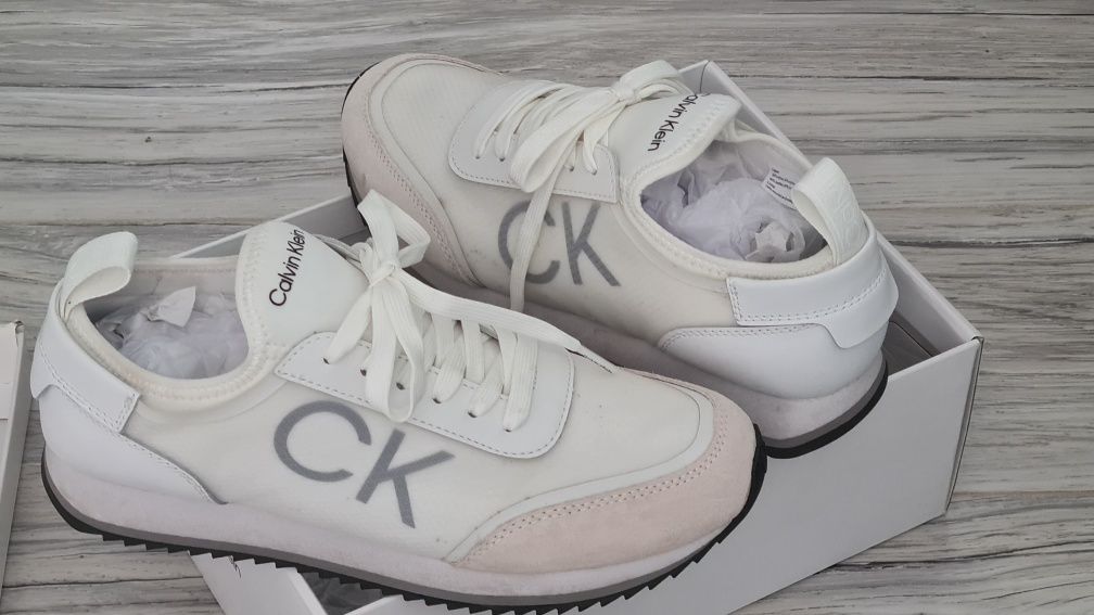 Buty Calvin Klein / Białe roz. 41