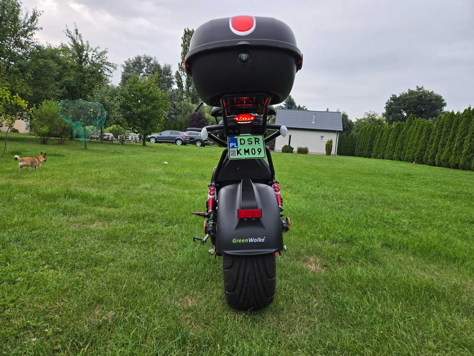 Hulajnoga/Skuter Greenwolke 30 kw, 2 baterie, jak nowy !!!