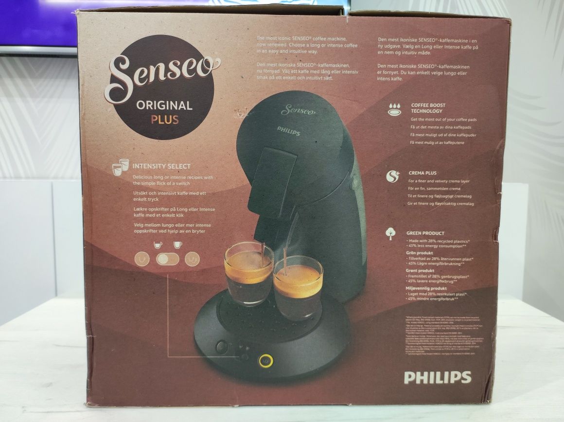 Капсульна кавоварка еспресо Philips Senseo Original Plus CSA210/60EU