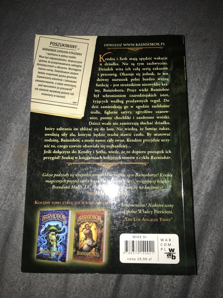 “Baśniobór” Brandon Mull