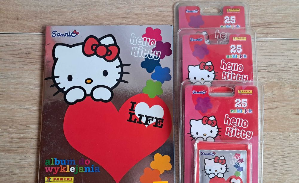 hello kitty album i 75 naklejek panini