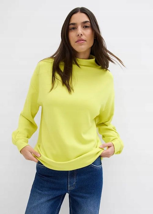 B.P.C bluza damska limonkowa oversize r.44/46