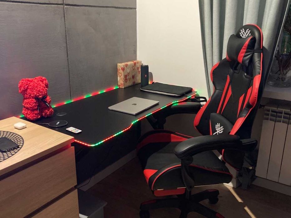 Biurko Gamingowe Huzaro 120 cm LED RGB – Wysyłka Gratis!