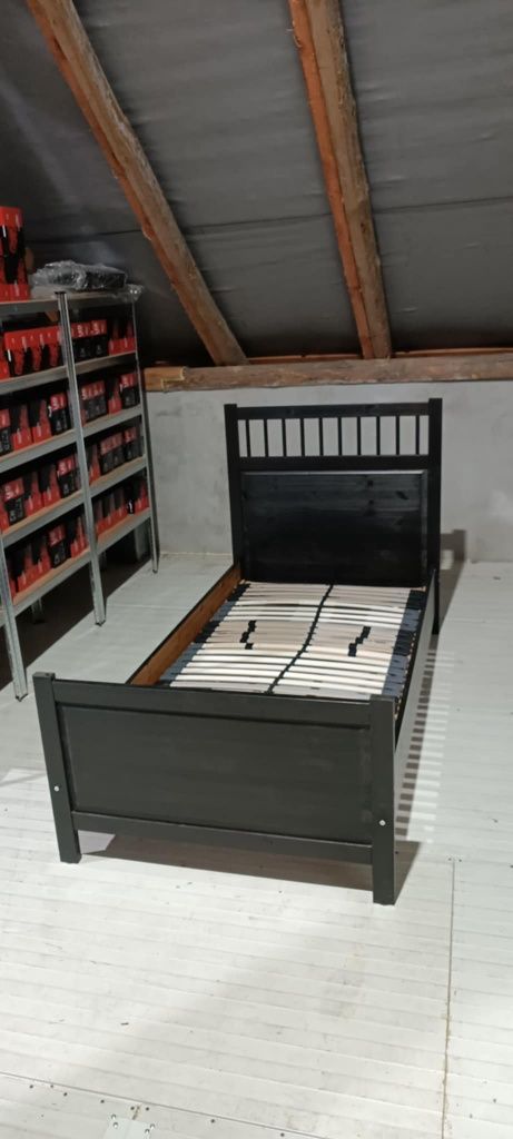 Łóżko spanie regulacja drewno