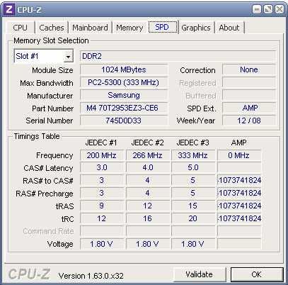 1 gB SODIMM DDR2 5300 667 mHz Samsung для ноутбука