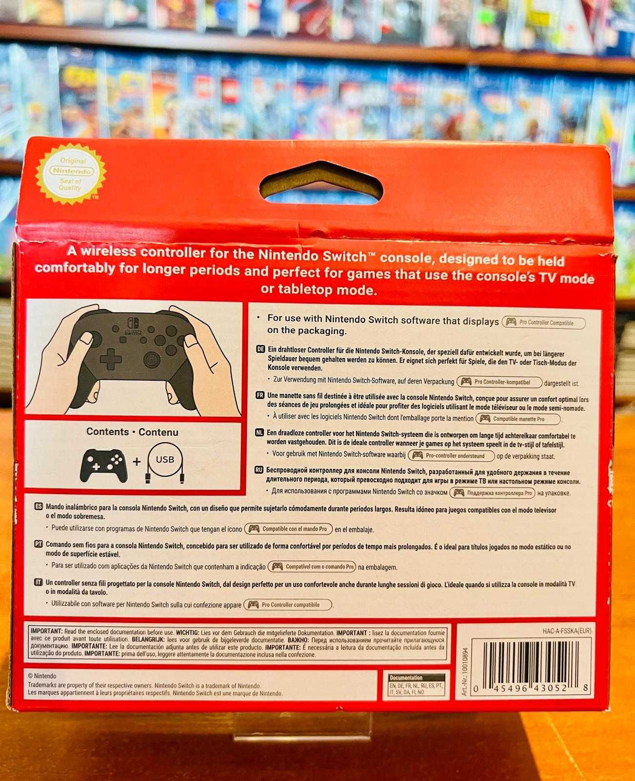 Pad GAMEPAD NINTENDO SWITCH Pro Kontroler Bezprzewodowy Czarny Poznań