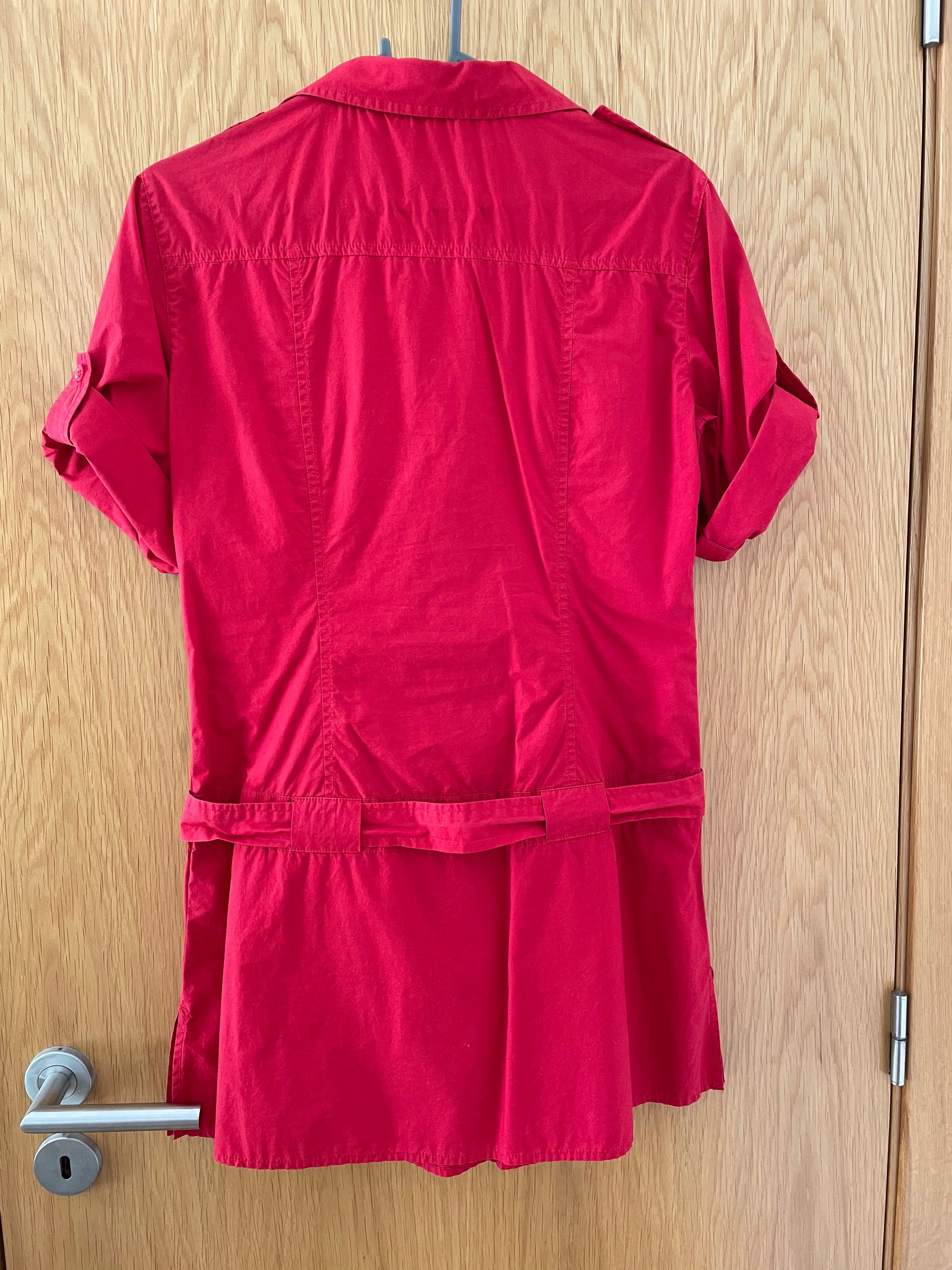 Vestido camiseiro vermelho da Salsa - M