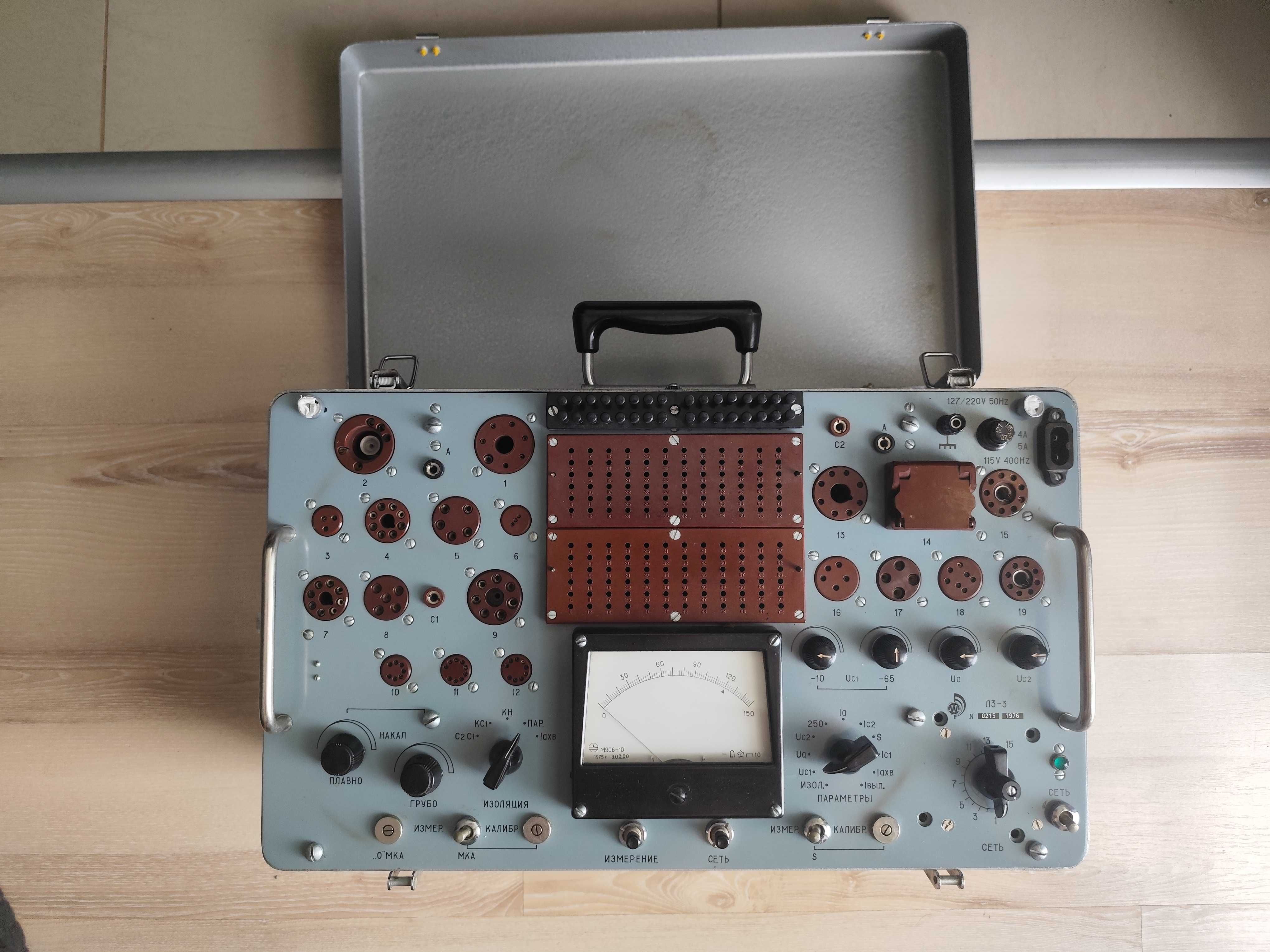 Radziecki Kalibr Ł3-3 z 1975 r - Miernik lamp elektronowych