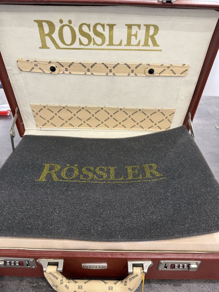 Sztućce ze skrzynką / walizką Rossler vintage prl