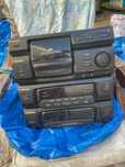 Aparelhagem PIONEER + 2 colunas som + gira discos