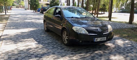 Nissan primera p12 1.8 z GAZEM butla 2030r.