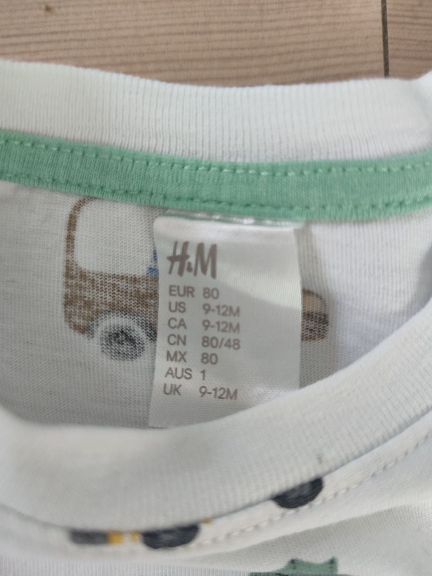 H&M koszulki t-shirt na lato 80 auta pojazdy misie koala lindex next