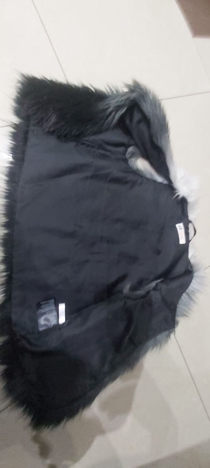 Kamizelka futerko  ocieplacz 116cm