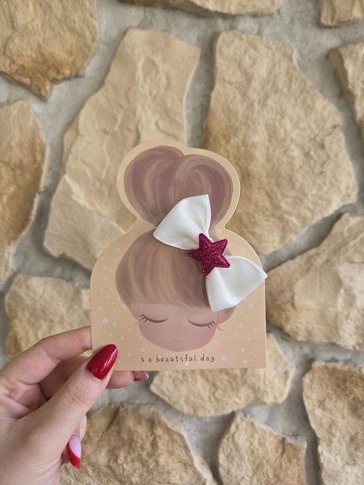 Spinki do włosów kokardki handmade