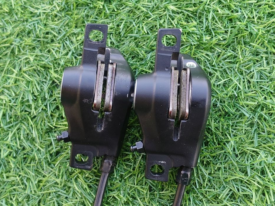 Hamulce hydrauliczne tarczowe Shimano Deore XT M775 komplet P+T