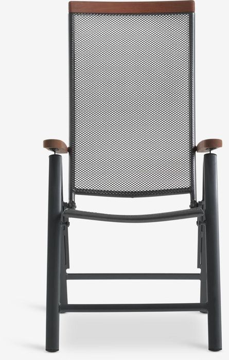 Zestaw mebli ogrodowych metalowy stół + 6 krzeseł z Jysk LARVIK