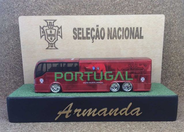 miniatura diorama autocarro da seleçao personalizado