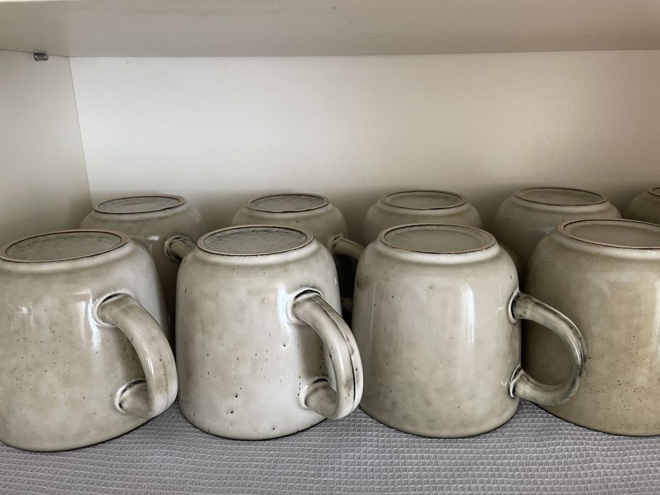 Чашки сірі 500 мл, стильні