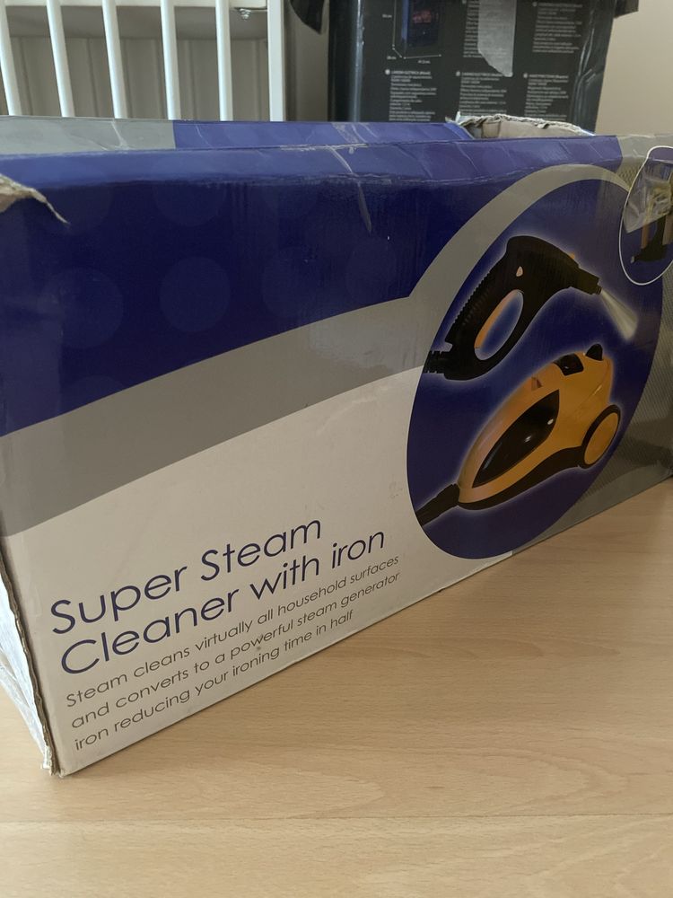 Maquina de limpeza a vapor c/ ferro de engomar (STEAM CLEANER)