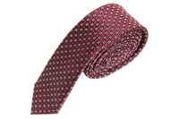 KR2 (w9) Jedwab Jedwabny Luksusowy Krawat Śledzik