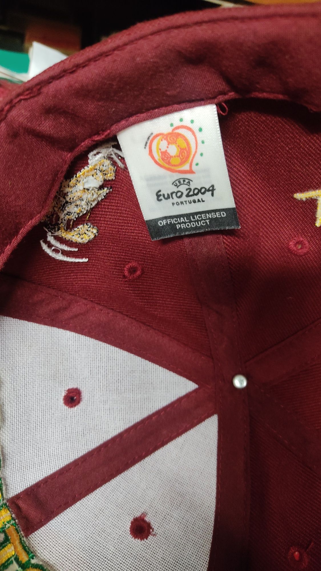 Boné oficial Portugal Euro 2004 Kinas cap