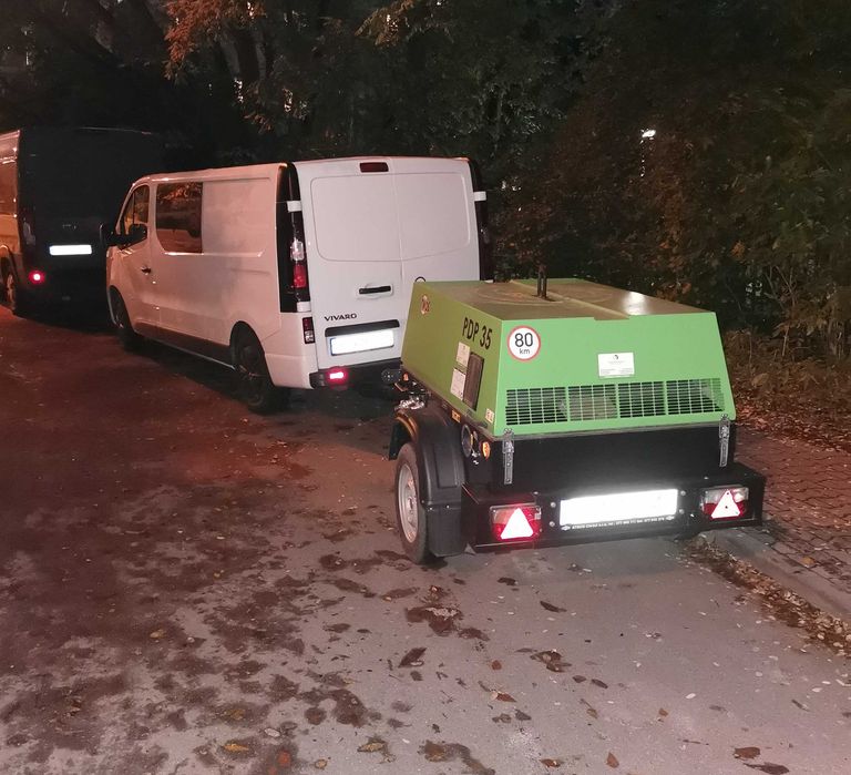 Kompresor Śrubowy Sprężarka ATMOS PDP 5 m3 Zarejestrowany