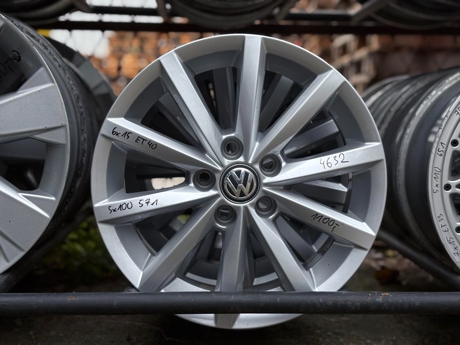 Felgi aluminiowe komplet Volkswagen 6.0x15" 5x100 ET40 57.1 FU14632