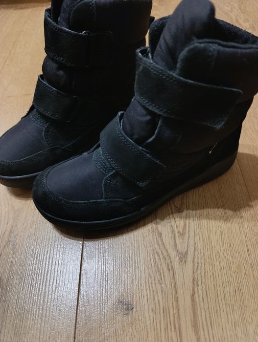 Зимові чобітки Ecco 36 р 23 см зимние ботинки сапоги сапожки экко