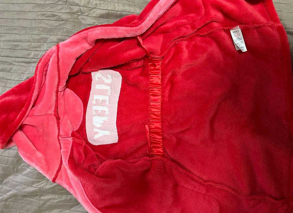 детский флисовый халат мегатеплый