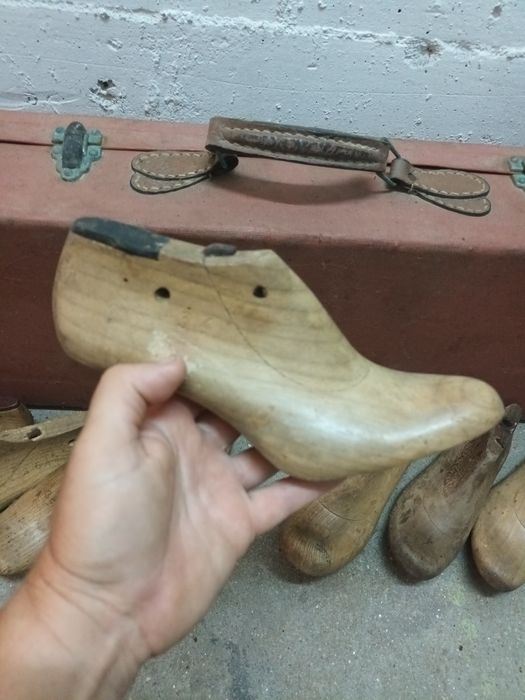 Mala de amostras de sapatos