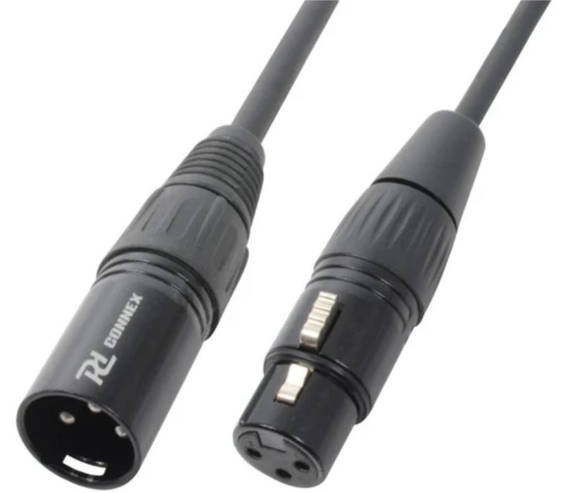 PD-Connex CX35-1 XLR macho - XLR fêmea, preto, 1,5 m