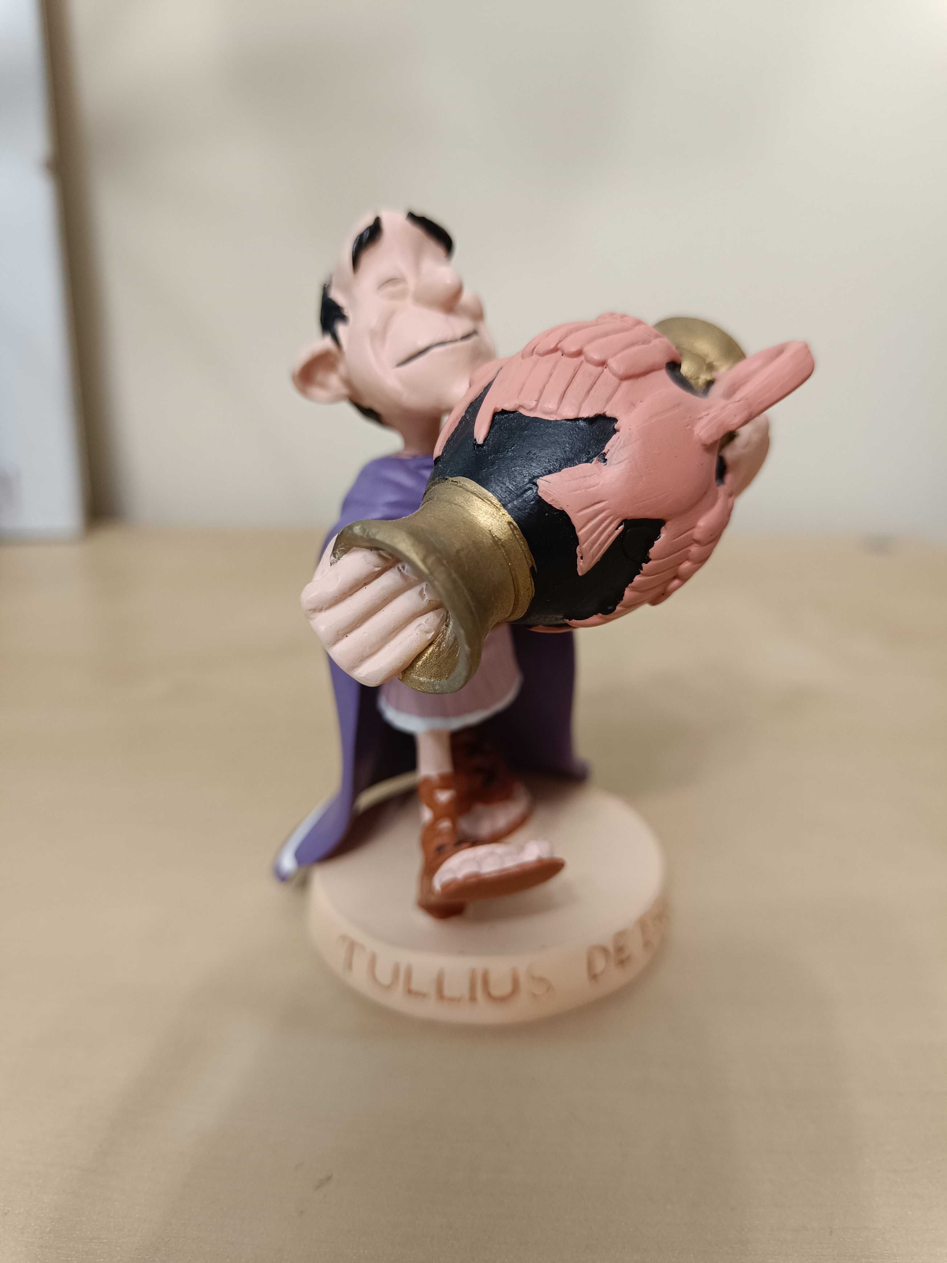 TULLIUS DETRITUS, figura de coleção ASTERIX, o Gaulês, em resina