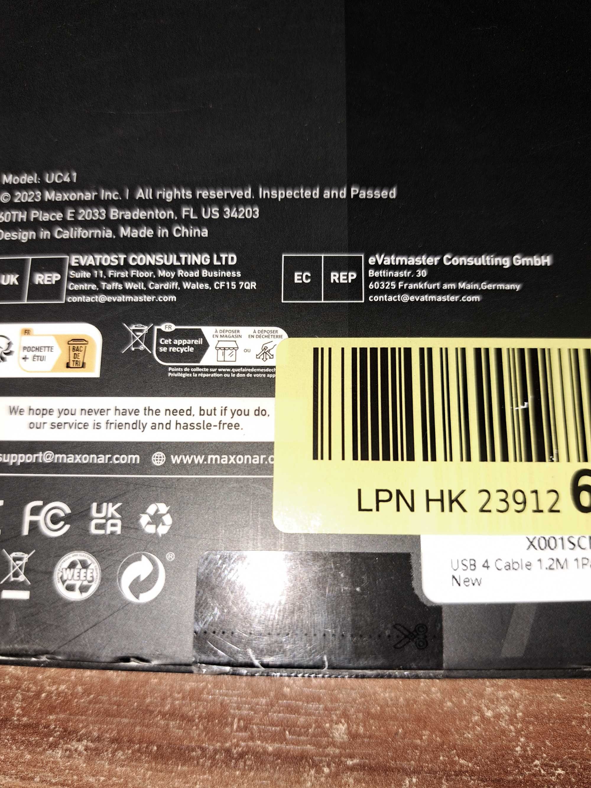 Kabel szybkiego ładowania USB4 Usb-C  1.2M