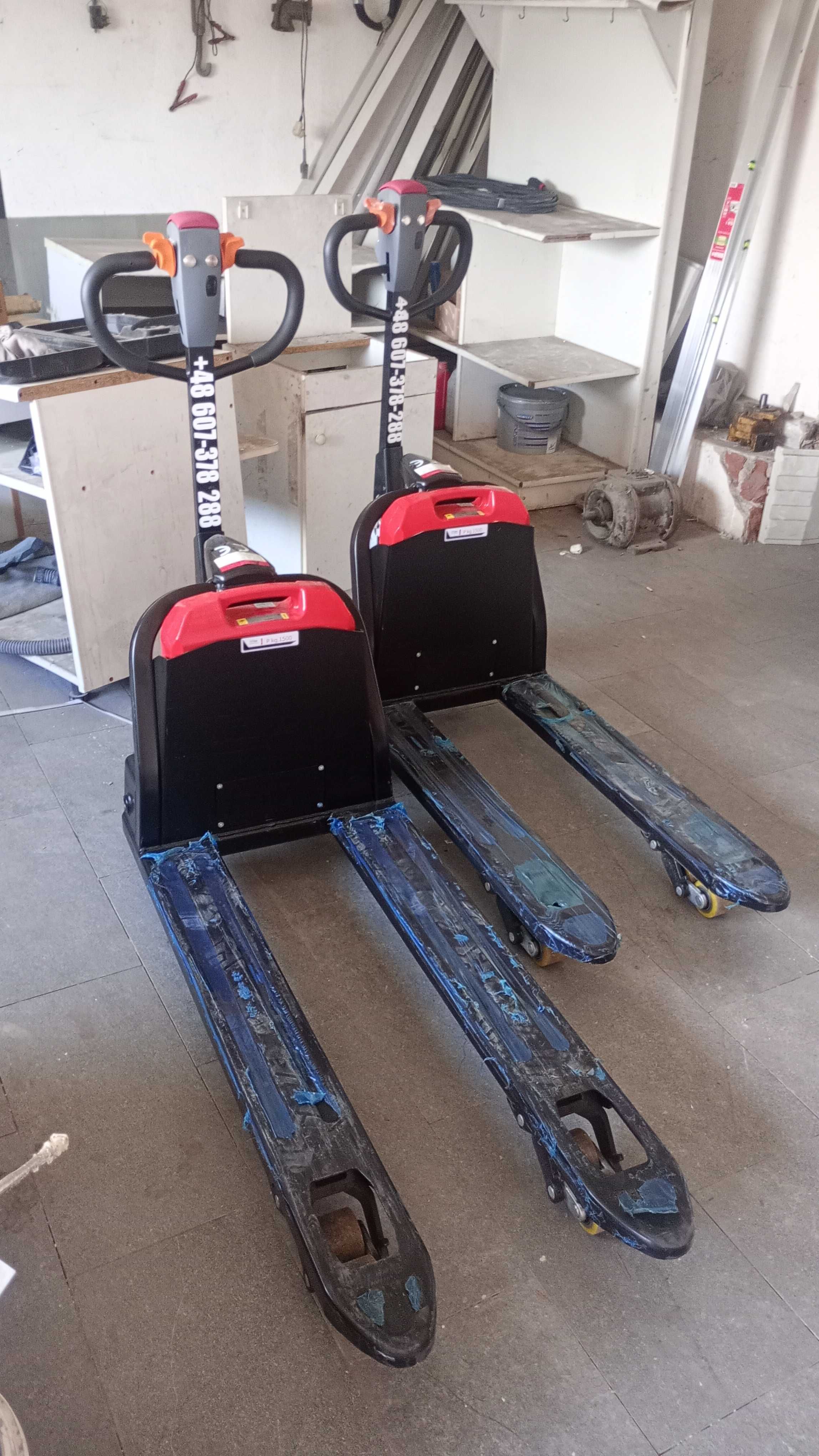 NOWY Paleciak EP -15 S,15L ,1500 kg wózek paletowy elektryczny