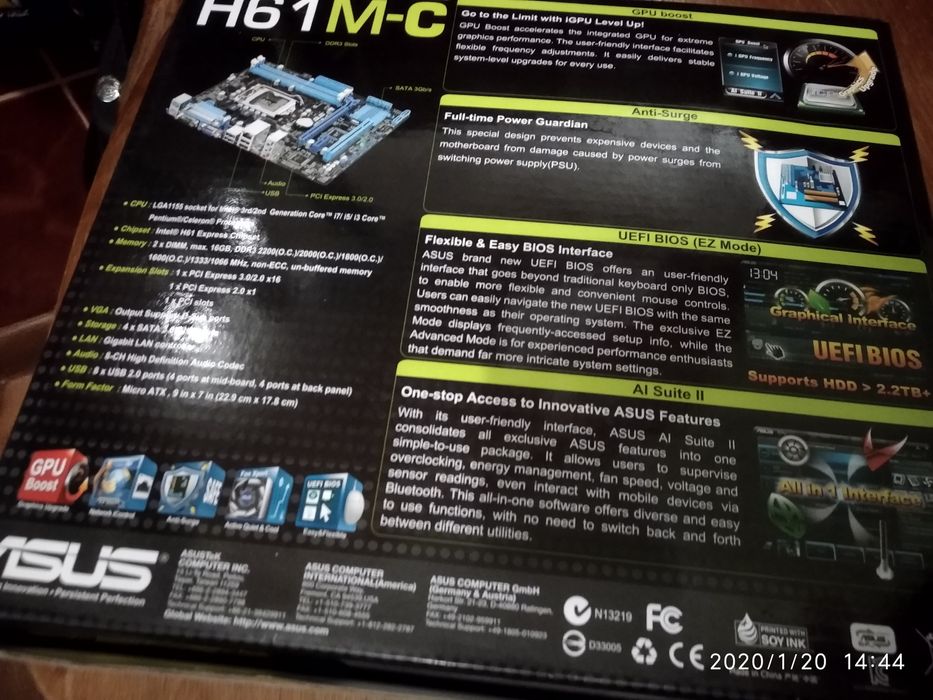 Продам материнская плата