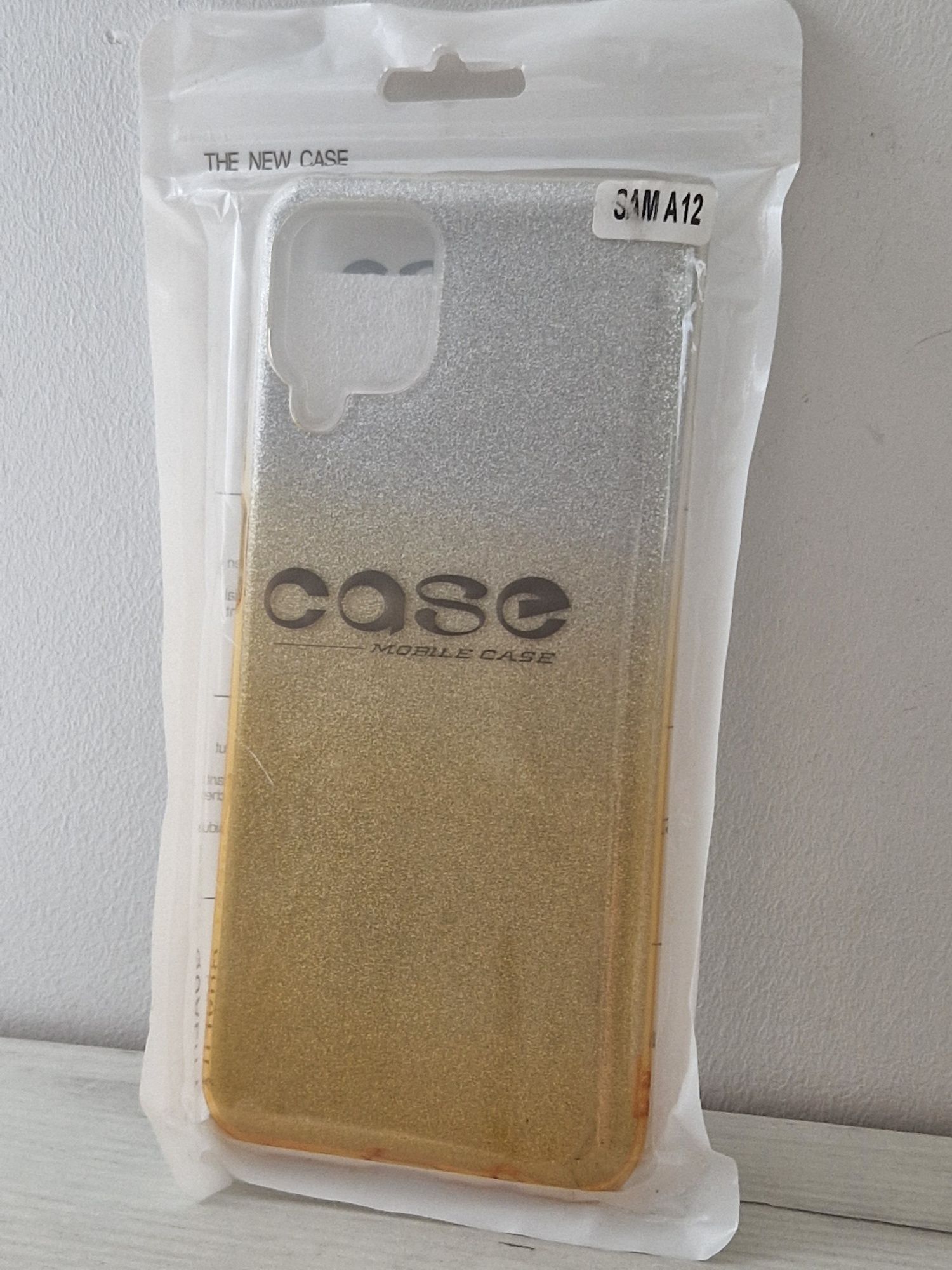 Back Case BLING do Samsung Galaxy A12 Złoty